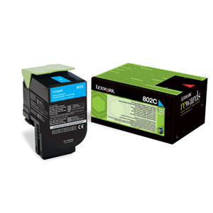 LEXMARK 80C20C0 TONER CIANO CX410/CX510 1K