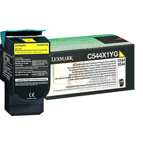 LEXMARK C544X1YG TONER GIALLO C544xx/X544xx/4K.PAG.