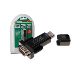 DIGITUS ADATTATORE DA PC USB 2.0 A PORTA SERIALE RS232 9 PIN MASCHIO