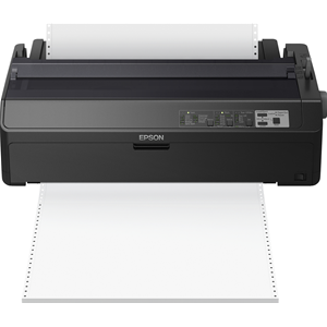Epson LQ 2090IIN - Stampante - B/N - matrice a punti - Rotolo (21,6 cm), 406,4 mm (larghezza), 420 x 364 mm - 360 x 180 dpi - 24 pin - fino a 584 car/sec - parallela, USB 2.0, LAN