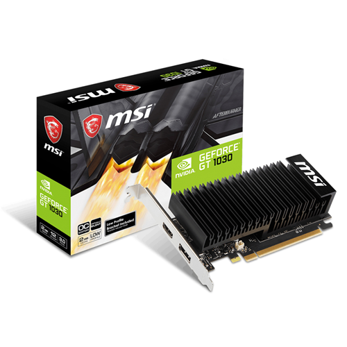 MSI VGA GEFORCE GT 1030, GT 1030 2GHD4 LP OC, 2GB GDDR4, DP/HDMI