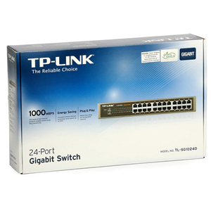 TP-Link TL-SG1024D - Switch - 24 x 10/100/1000 - desktop, montabile su rack