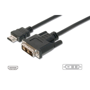 CAVO REVERSIBILE HDMI DVI-D(18+1) M-M 3.0MT. AK-330300-030-S