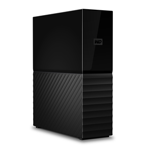 WESTERN DIGITAL WD My Book WDBBGB0080HBK - HDD - crittografato - 8 TB - esterno (desktop) - USB 3.0 - 256 bit AES - nero