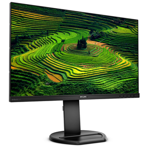 Philips B Line 241B8QJEB - Monitor a LED - 24" (23.8" visualizzabile) - 1920 x 1080 Full HD (1080p) @ 75 Hz - IPS - 250 cd/m² - 1000:1 - 5 ms - HDMI, DVI-D, VGA, DisplayPort - altoparlanti - black texture