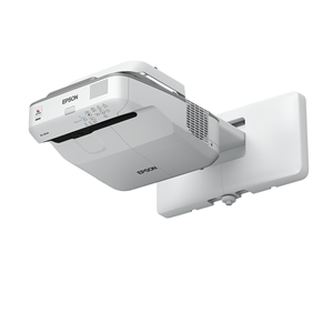 Epson EB-685Wi - Proiettore 3LCD - 3500 lumen (bianco) - 3500 lumen (colore) - WXGA (1280 x 800) - 16:10 - 720p - LAN - grigio, bianco