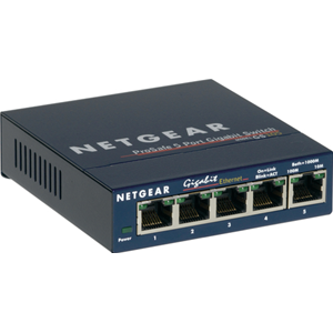 NETGEAR SWITCH 5 PORTE GIGABIT CASE METALLICO PROSAFE