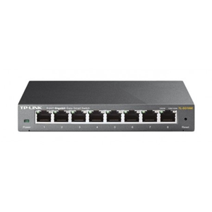 TP-LINK SWITCH 8P GIGABIT EASY SMART MTU/ PORT/TAG-BASED VLAN