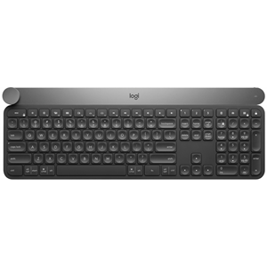 Logitech Craft Advanced with Creative Input Dial - Tastiera - retroilluminato - Bluetooth, 2.4 GHz - QWERTY - italiana