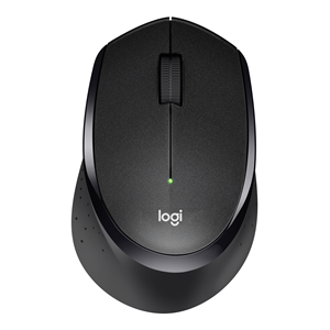 LOGITECH MOUSE M330 WIRELESS ERGONIMICO, 2 TASTI NERO