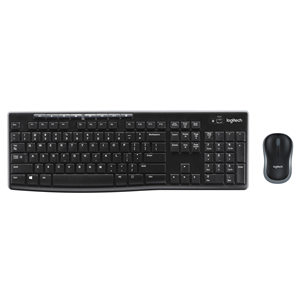 Logitech MK270 Wireless Combo - Set mouse e tastiera - senza fili - 2.4 GHz - USA Internazionale