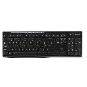 Logitech Wireless Keyboard K270 - Tastiera - senza fili - 2.4 GHz - QWERTY - Olandese