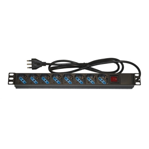 LINK ARMADIO RACK MULTIPRESA 8 PRESE 19 TRIPOLARI/SCHUKO INTERRUTTORE ITA