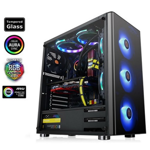 THERMALTAKE CASE MID.T V200 VETRO TEMPERATO RGB EDITION