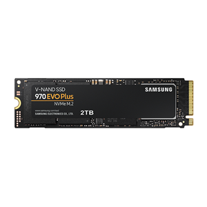 Samsung 970 EVO Plus MZ-V7S2T0BW - SSD - crittografato - 2 TB - interno - M.2 2280 - PCIe 3.0 x4 (NVMe) - buffer: 2 GB - 256 bit AES - TCG Opal Encryption 2.0