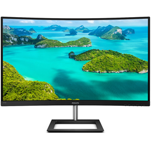 Philips E-line 325E1C - Monitor a LED - curvato - 32" (31.5" visualizzabile) - 2560 x 1440 QHD @ 75 Hz - VA - 250 cd/m² - 3000:1 - 4 ms - HDMI, VGA, DisplayPort - nero testurizzato