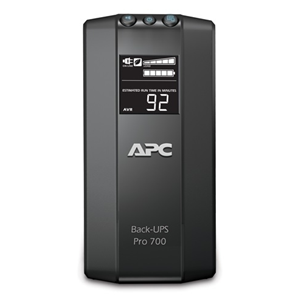 APC Back-UPS RS LCD 700 Master Control - UPS - 120 V c.a. V - 420 Watt - 700 VA - USB - connettori di uscita 6 - nero - per P/N: AR106SH4, AR106SH6, AR109SH4, AR109SH6, AR112SH4, AR112SH6, SCL500RM1UNC