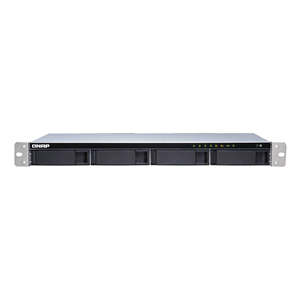 QNAP TS-431XeU - Server NAS - 4 alloggiamenti - montabile in rack - SATA 6Gb/s - RAID RAID 0, 1, 5, 6, 10, JBOD, sostituzione a caldo - RAM 8 GB - Gigabit Ethernet / 10 Gigabit Ethernet - iSCSI supporto - 1U