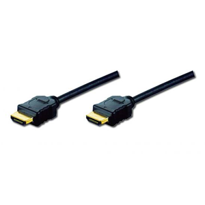 DIGITUS CAVO DI COLLEGAMENTO HDMI 4K 3D CON ETHERNET CONNETTORI DORATI MT. 2 TRIPLA SCHERMATURA