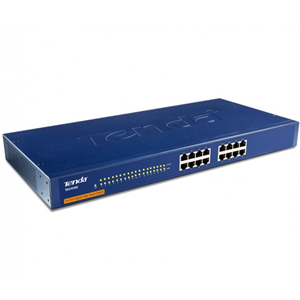 TENDA SWITCH 16 PORTE LAN GIGABIT, IEEE 802.3/U/X/AB, SWITCHING 32GBPS, PROTEZIONE FULMINI 6KV