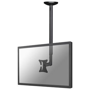 NewStar FPMA-C050BLACK - Montaggio a soffitto per display LCD (Tilt & Swivel) - nero - dimensione schermo: 10"-30"