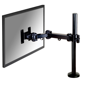 NewStar FPMA-D960G - Montaggio a scrivania per display LCD (braccio regolabile) - nero - dimensione schermo: 10"-30"