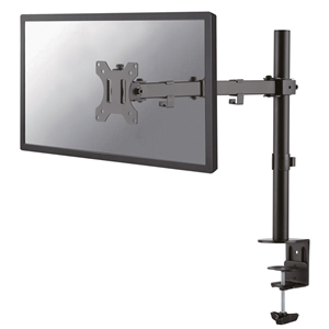 NewStar Full Motion Desk Mount (clamp & grommet) for 10-30" Monitor Screen, Height Adjustable - Black - Montaggio a scrivania per display LCD (braccio regolabile) - nero - dimensione schermo: 10"-32"