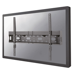 NewStar TV/Monitor Wall Mount (fixed) for 37"-75" Screen with Mediabox storage - Black - Montaggio a parete per LCD / schermo al plasma / lettore multimediale / mini PC - nero - dimensione schermo: 37"-75"