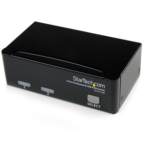 StarTech.com Kit switch KVM USB professionale a 2 porte con cavi - Switch KVM - 2 x KVM port(s) - 1 utente locale - desktop