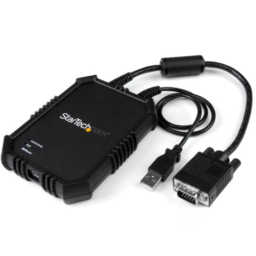 Startech Adattatore crash cart portatile per PC con alloggio robusto - Console KVM USB con trasferimento di file e Acquisizione Video - Switch KVM - 1 x KVM port(s) - 1 utente locale - desktop