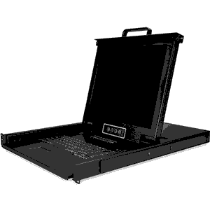 StarTech.com Console KVM a 16 porte VGA montabile a rack con cavi da 1,8m 1U - Switch KVM integrato con monitor LCD 17" /USB (RKCONS1716K) - Console KVM con switch KVM - 16 porte - PS/2, USB - 17" - montabile in rack - 1280 x 1024 @ 60 Hz - 250 cd/m²