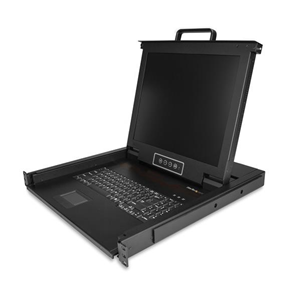 StarTech.com Console KVM per Armadio Rack - KVM Switch VGA - Monitor LCD 17" - Montabile a Rack - Cassetto KVM universale 1U LCD con cavi - Supporto USB - Tastiera Inglese - 50.000 MTBF (RKCONS1701) - Console KVM con switch KVM - 1 porte - USB - 17"