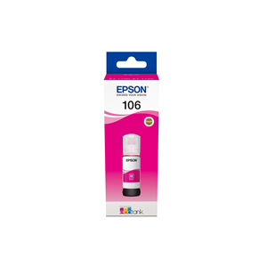 Epson 106 - 70 ml - magenta - originale - serbatoio inchiostro - per EcoTank ET-7700, ET-7750, L7160, L7180, Expression Premium ET-7700, ET-7750