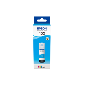 EPSON SUPPLIES Epson 102 - 70 ml - ciano - originale - serbatoio inchiostro - per EcoTank ET-15000, 2750, 2751, 2756, 2850, 2851, 2856, 3850, 4750, 4850, 4856