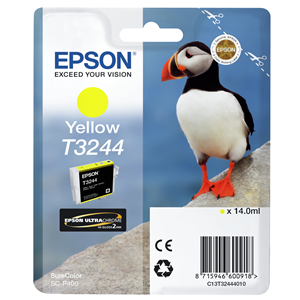 Epson T3244 - 14 ml - giallo - originale - cartuccia d'inchiostro - per SureColor P400, SC-P400