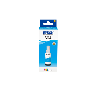 EPSON FLACONE INK CIANO 70ML PER SERIE L ECO TANK, T6641