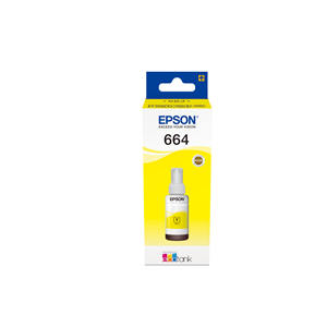 EPSON SUPPLIES Epson T6644 - 70 ml - giallo - originale - ricarica inchiostro - per EcoTank ET-14000, ET-16500, ET-2500, ET-2550, ET-2600, ET-2650, ET-3600, ET-4500, ET-4550
