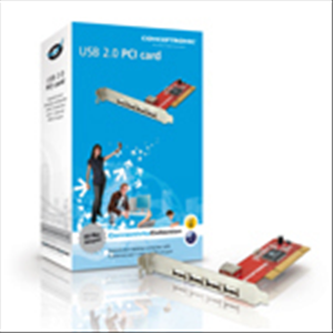 INTERFACCIA USB PCI 4+1 PORTE CONCEPTRONIC 2.0/480Mbs/C480I5