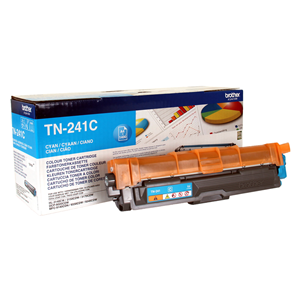 Brother TN241C - Ciano - originale - cartuccia toner - per Brother DCP-9015, DCP-9020, HL-3140, HL-3150, HL-3170, MFC-9140, MFC-9330, MFC-9340