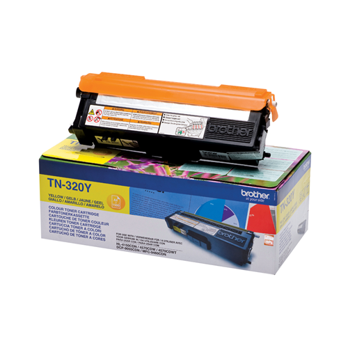 Brother TN320Y - Giallo - originale - cartuccia toner - per Brother DCP-9055CDN, DCP-9270CDN, HL-4140CN, MFC-9465CDN
