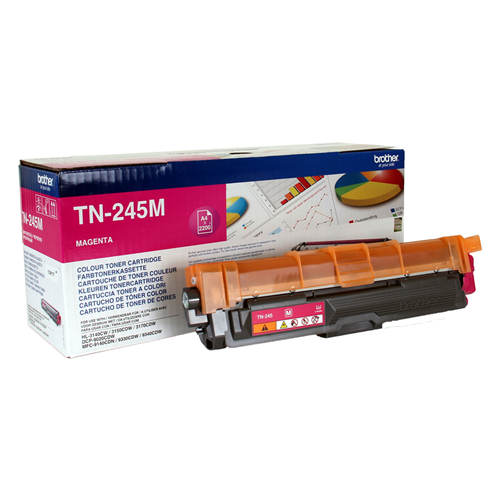Brother TN245M - Magenta - originale - cartuccia toner - per Brother DCP-9015CDW, DCP-9020CDN, DCP-9020CDW, HL-3150CDW, MFC-9140CDN