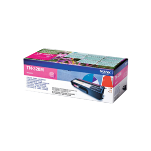 Brother TN320M - Magenta - originale - cartuccia toner - per Brother DCP-9055, DCP-9270, HL-4140, HL-4150, HL-4570, MFC-9460, MFC-9465, MFC-9970