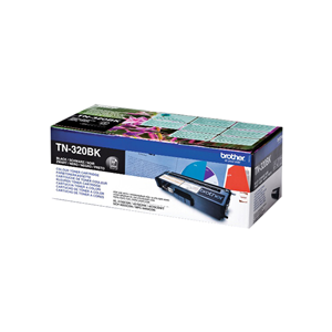 Brother TN320BK - Nero - originale - cartuccia toner - per Brother DCP-9055, DCP-9270, HL-4140, HL-4150, HL-4570, MFC-9460, MFC-9465, MFC-9970