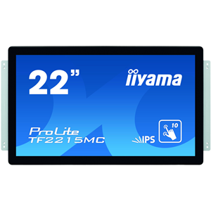 iiyama ProLite TF2215MC-B2 - Monitor a LED - 22" (21.5" visualizzabile) - telaio aperto - touchscreen - 1920 x 1080 Full HD (1080p) @ 60 Hz - IPS - 350 cd/m² - 1000:1 - 14 ms - HDMI, VGA, DisplayPort - nero