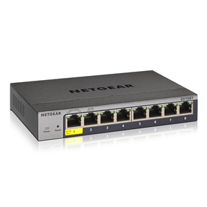 NETGEAR SWITCH 8P GIGABIT RJ-45 NO POE SMART MANAGED