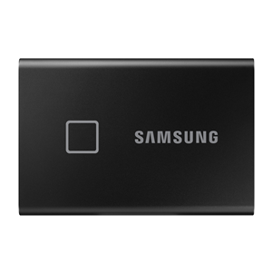 Samsung T7 Touch MU-PC1T0K - SSD - crittografato - 1 TB - esterno (portatile) - USB 3.2 Gen 2 (USB-C connettore) - 256 bit AES - nero