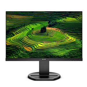 Philips B Line 230B8QJEB - Monitor a LED - 23" (22.5" visualizzabile) - 1920 x 1200 WUXGA @ 60 Hz - IPS - 250 cd/m² - 1000:1 - 5 ms - HDMI, DVI-D, VGA, DisplayPort - altoparlanti - black texture