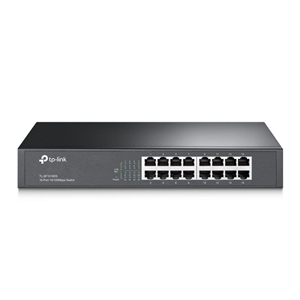 TP-Link TL-SF1016DS - Switch - 16 x 10/100 - desktop, montabile su rack