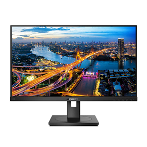 Philips B Line 245B1 - Monitor a LED - 24" (23.8" visualizzabile) - 2560 x 1440 QHD @ 75 Hz - IPS - 250 cd/m² - 1000:1 - 4 ms - HDMI, DVI-D, DisplayPort - altoparlanti - black texture