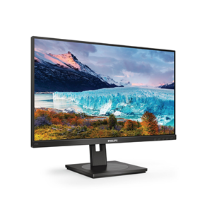 Philips S-line 272S1AE - Monitor a LED - 27" - 1920 x 1080 Full HD (1080p) @ 75 Hz - IPS - 250 cd/m² - 1000:1 - 4 ms - HDMI, DVI-D, VGA, DisplayPort - altoparlanti - black texture